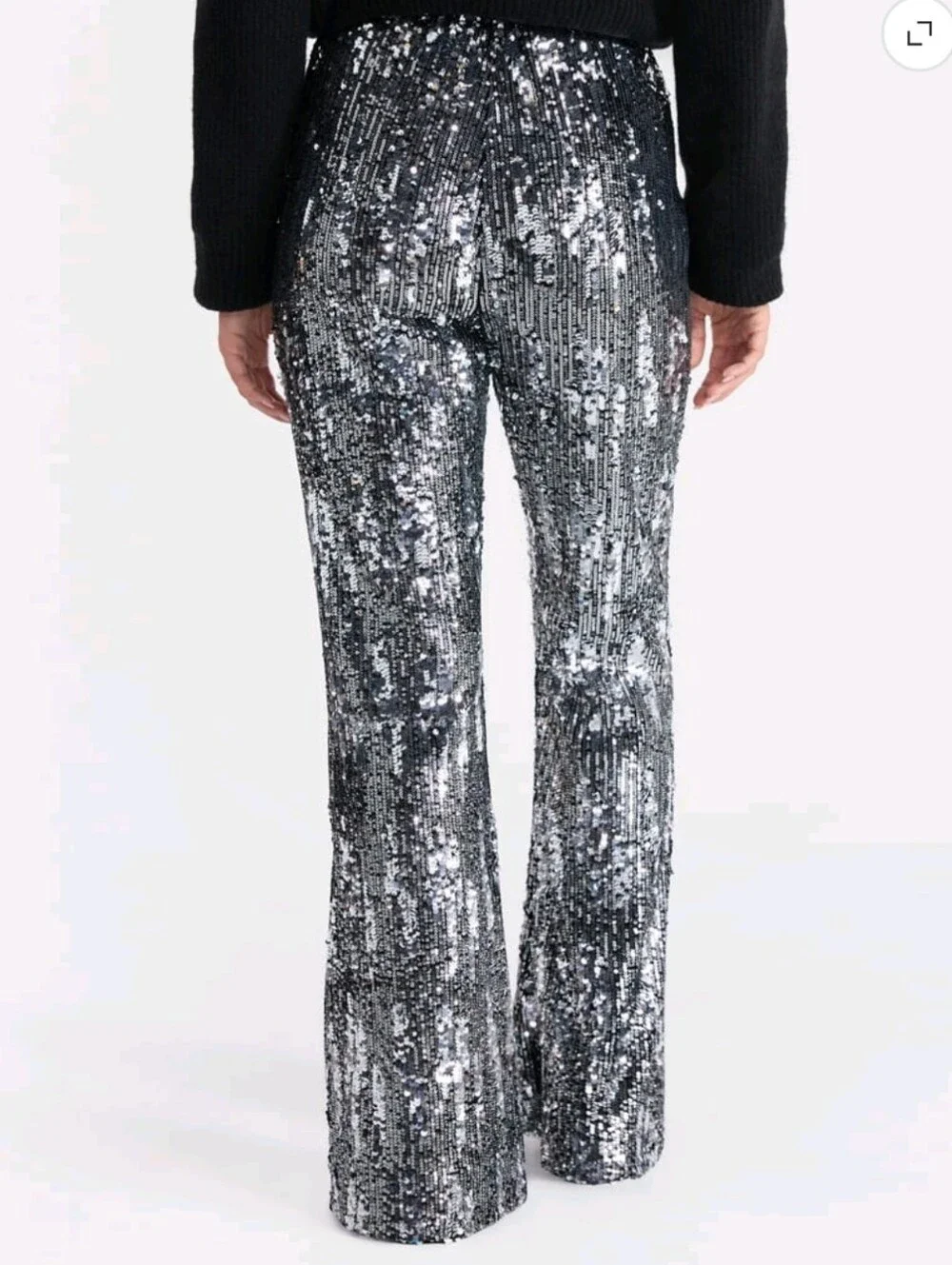 No Boundaries Sequin Flare Pants